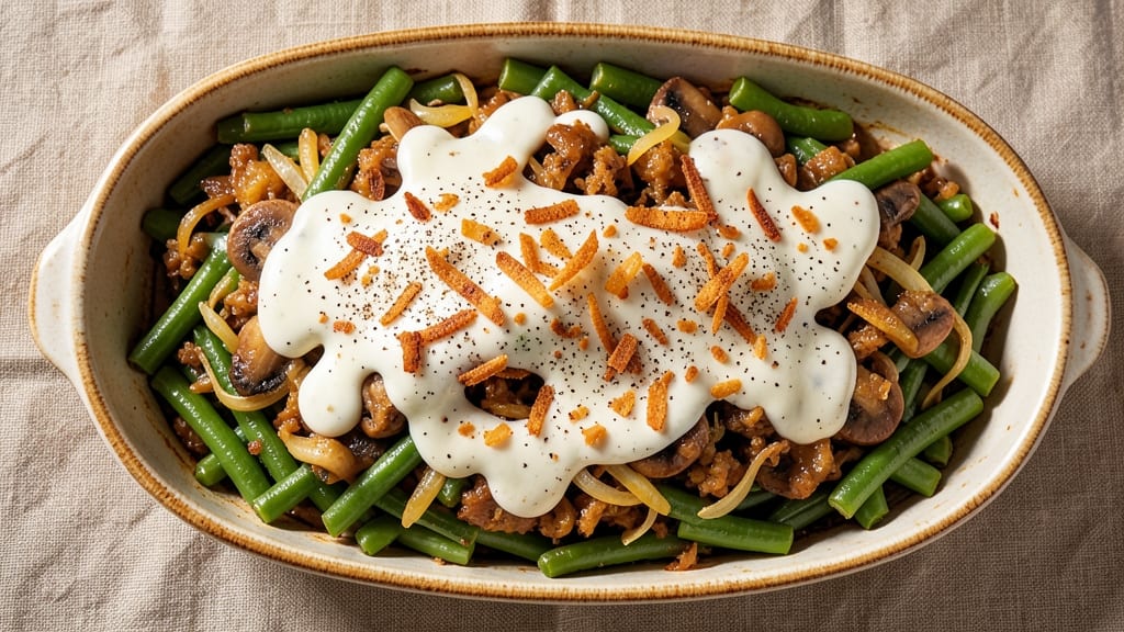 Alex Guarnaschelli's Green Bean Casserole Recipe: Crispy Topped Creamy Classic