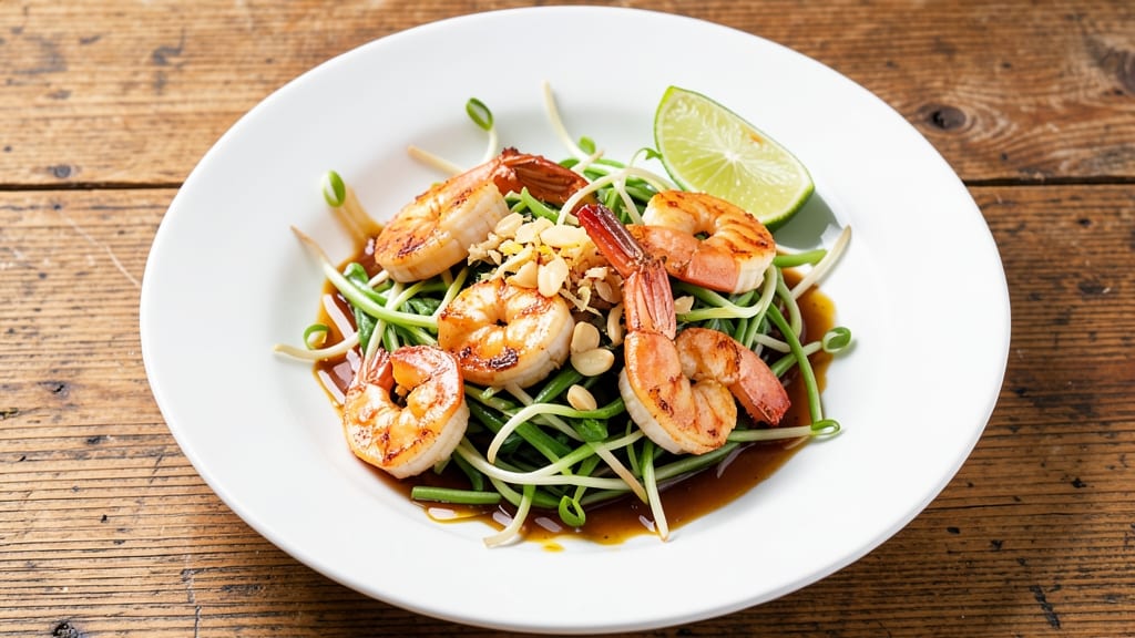 Bean Sprouts and Shrimp Recipe: Crispy-Tender Stir-Fry with Garlic Lime Zing