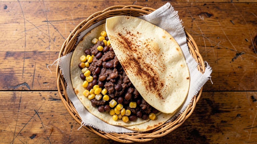 Black Bean Corn Tortilla Recipe: Crispy Crowns Over Smoky Cumin Cheese