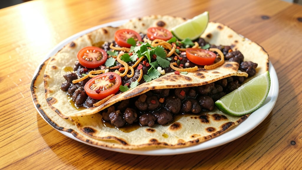 Black Bean Tortilla Wraps Recipe: Charred Tortilla Crunch Meets Spiced Bean Filling