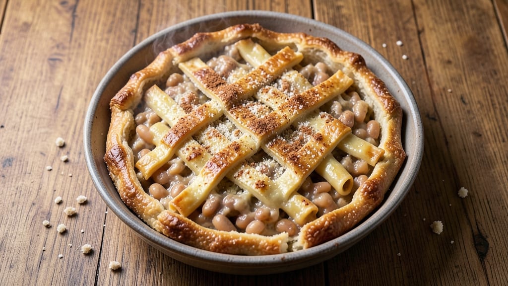Ali's Bean Pie Recipe: Flaky Crust Hugs Spiced White Bean Bliss