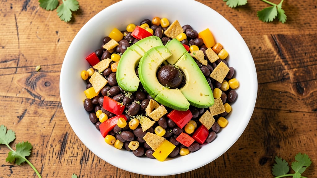 Black Bean Confetti Salad Recipe: Tortilla-Chip Crunch Meets Southwestern Zing