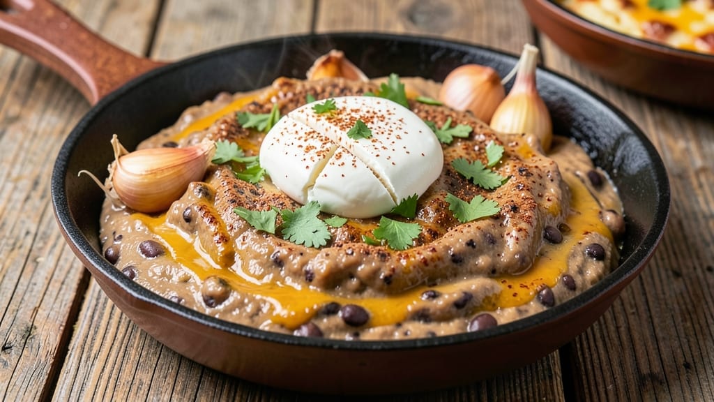 Black Bean Nacho Dip Recipe: Crunchy Tortilla Crowns Over Creamy Cumin Cheese