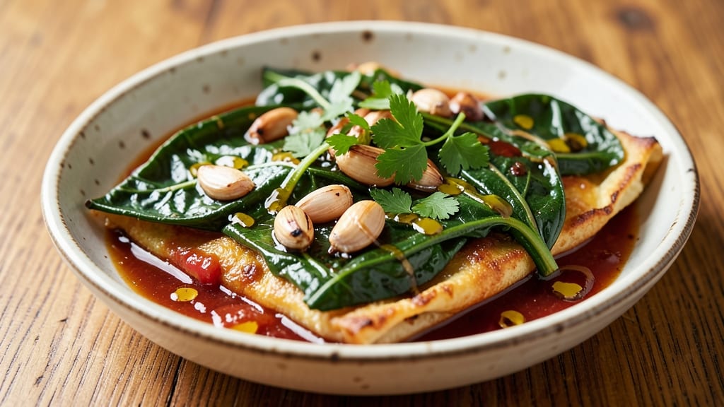 Bean Leaves Recipe: Wilted Greens With Garlicky Tomato Flavor