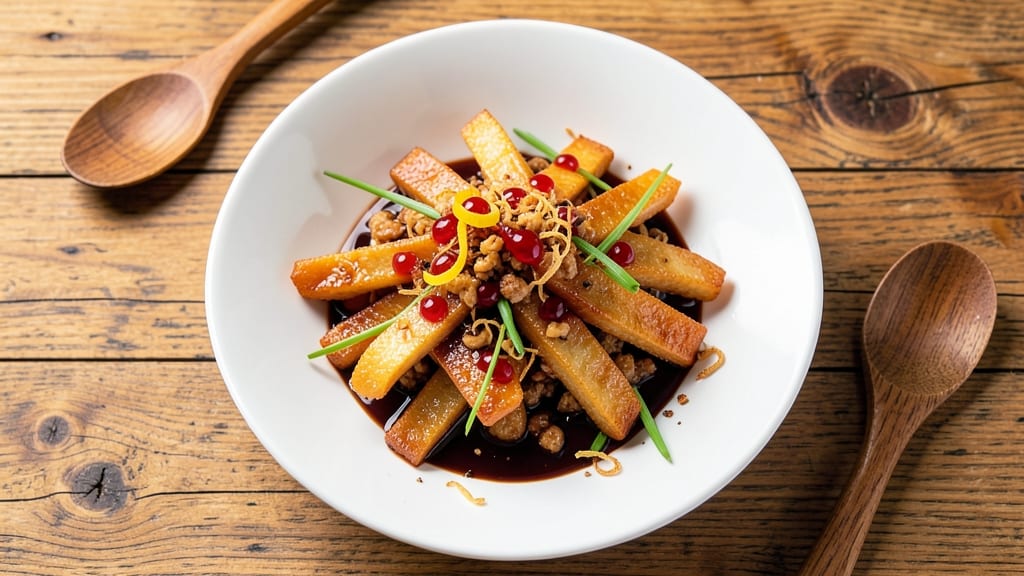Bean Curd Strips Recipe: Crispy-Fried Tofu With Umami-Garlic Zing