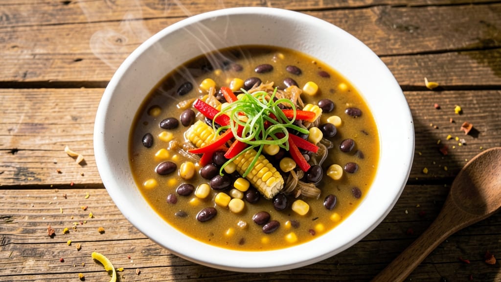 Bean and Corn Soup Recipe: One-Pot Southwestern Simmer With Cilantro Zing