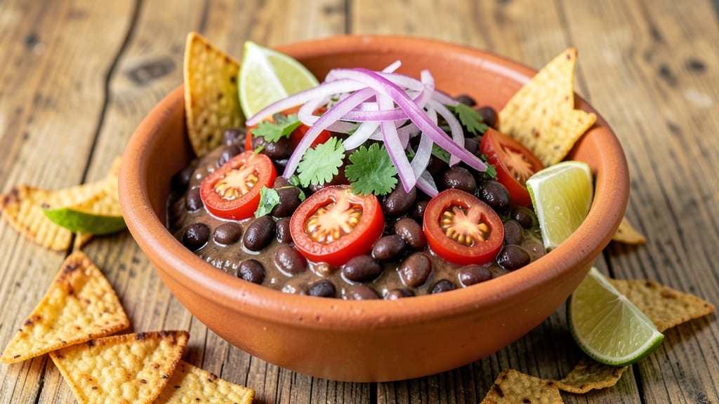 Baja Fresh Black Bean Salsa Recipe: Crispy Tortilla Chips and Zesty Lime Fusion