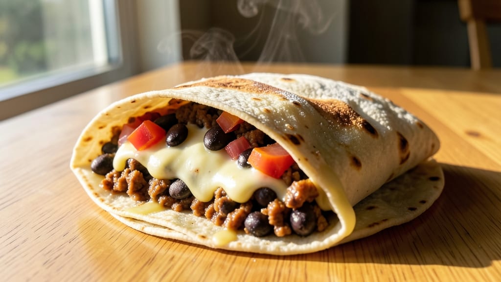 Bean and Cheese Burrito Freezer Recipe: Meal-Prep Magic With Crispy Tortilla Crunch