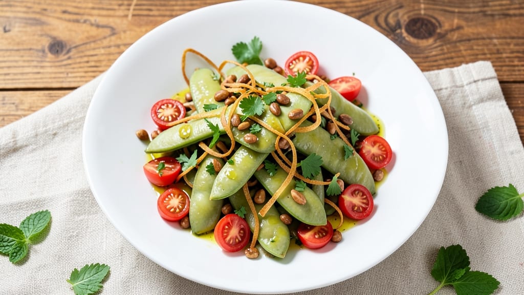 Broad Bean Salad With Ottolenghi Recipe: Crispy Edges and Bright Herb Zing