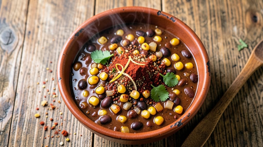 Bush's Black Bean Chili Recipe: Slow-Simmered Depth With Charred Corn and Cilantro Finish