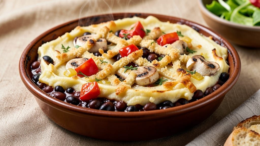 Black Bean Shepherd's Pie Recipe: Mashed Potato Crust Meets Hearty Lentil Filling