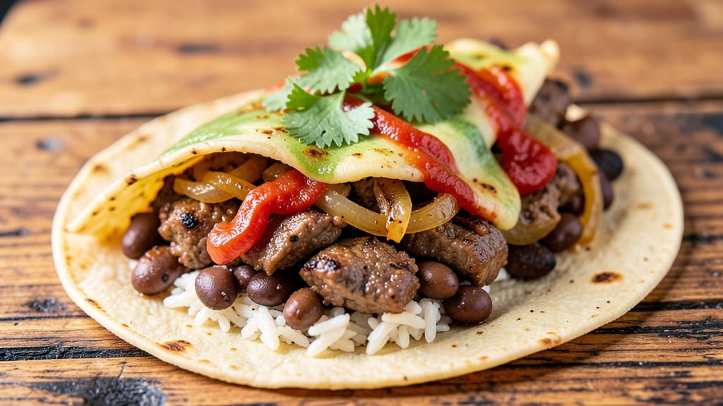 Authentic Beef and Bean Burrito Recipe: Smoky Cumin Crunch Wrapped in Warm Tortillas