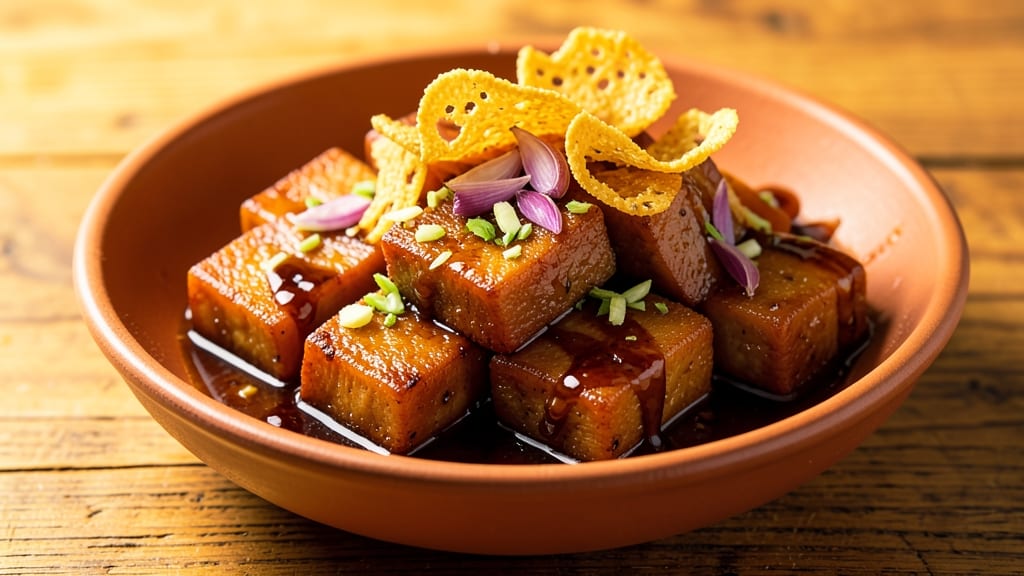 Braised Bean Curd Sticks Recipe: Silky-Soft Texture With Charred Tortilla Crunch