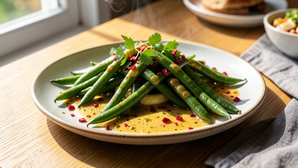 Blue Lake Bush Beans Recipe: Garlic Butter Roast With Crispy Edges