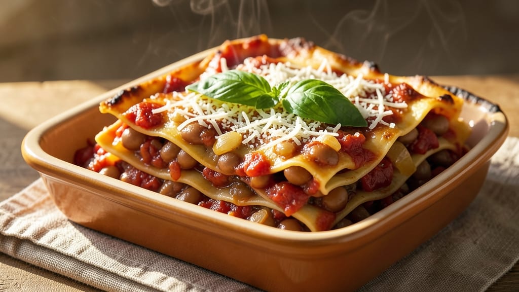 Bean Lasagne Recipe: Layers of Rich Tomato and Melty Cheese Bliss