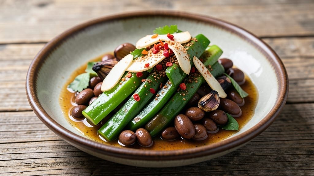 Bitter Gourd and Black Beans Recipe: Earthy-Spiced Stir-Fry with Crunchy Texture