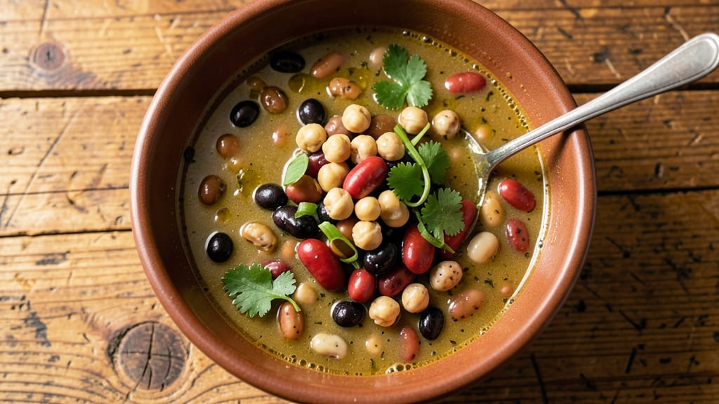 8 Bean Soup Recipe Crock Pot: Hearty Simmer With Smoky Depth and Crunchy Tortilla Topping