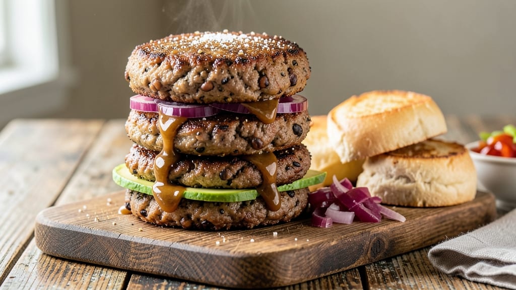 Black Bean Burgers Recipe With Dried Beans: Meaty Texture Without Meat