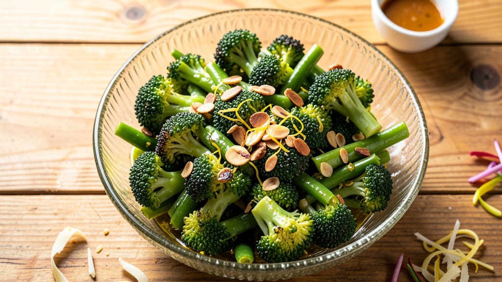 Broccoli and Green Bean Salad Recipe: Crunchy Almond-Tossed Brightness