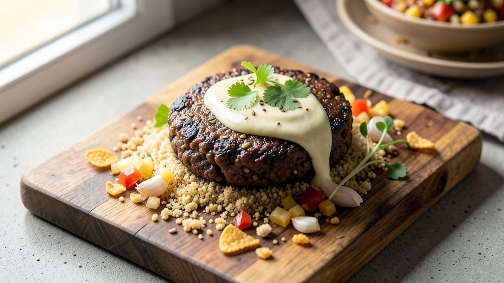 Black Bean Hamburger Patties Recipe: Crispy Tortilla-Crusted Plant Power with Smoky Cumin Heart