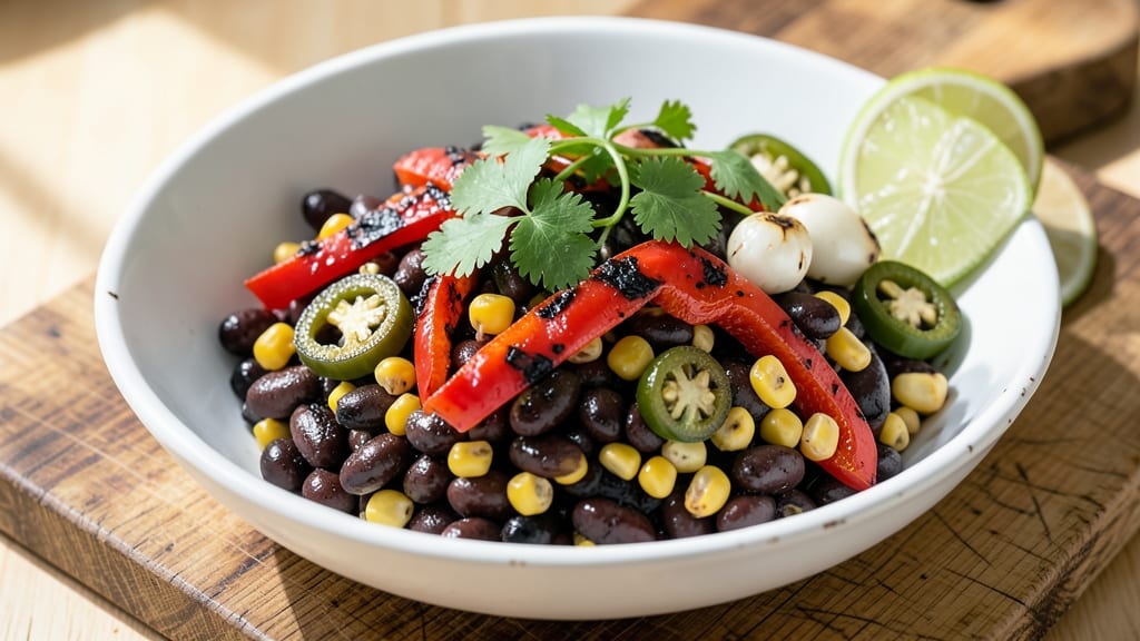 Black Bean and Corn Pico De Gallo Recipe: Bright Lime and Cilantro Crunch in 10 Minutes