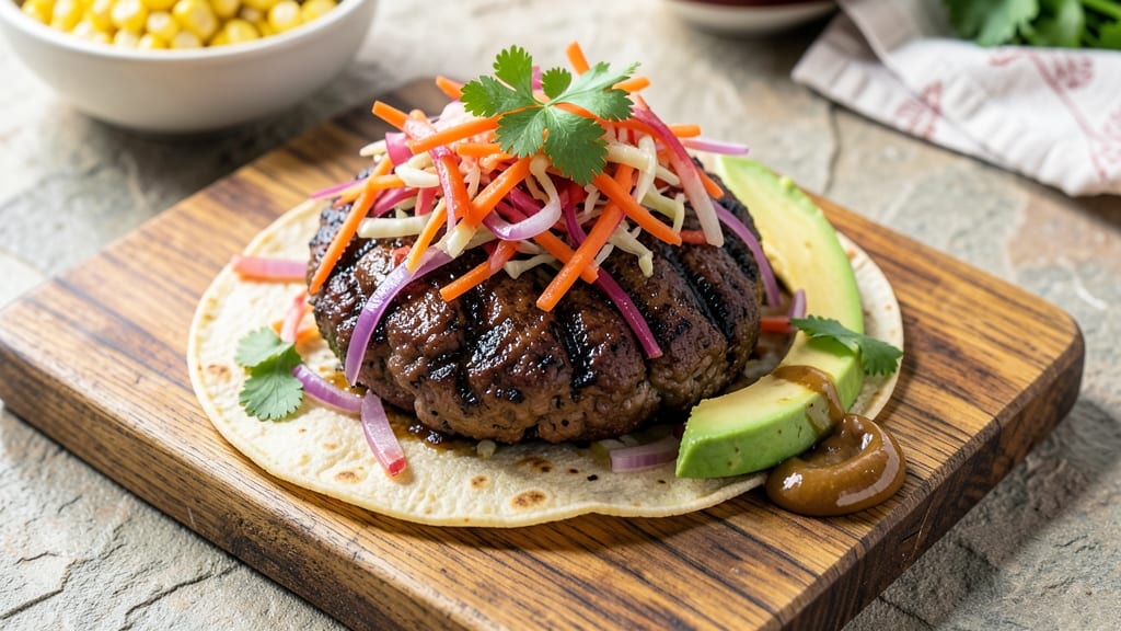 Black Bean Burgers Recipe for Grill: Smoky Char and Crispy Tortilla Crunch Fusion