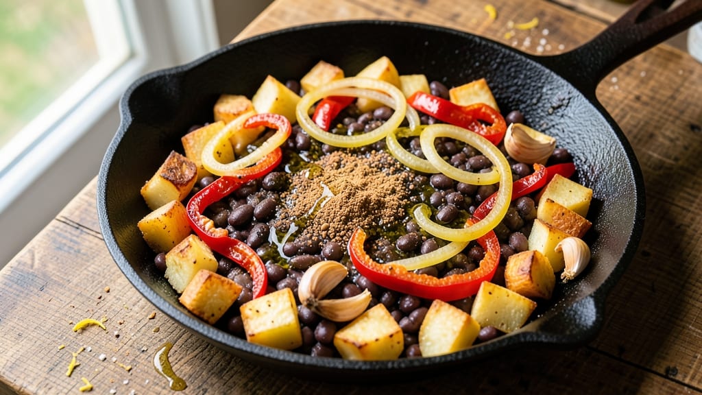 Black Bean Hash Recipe: One-Pan Smoky Spice Breakfast Bowl