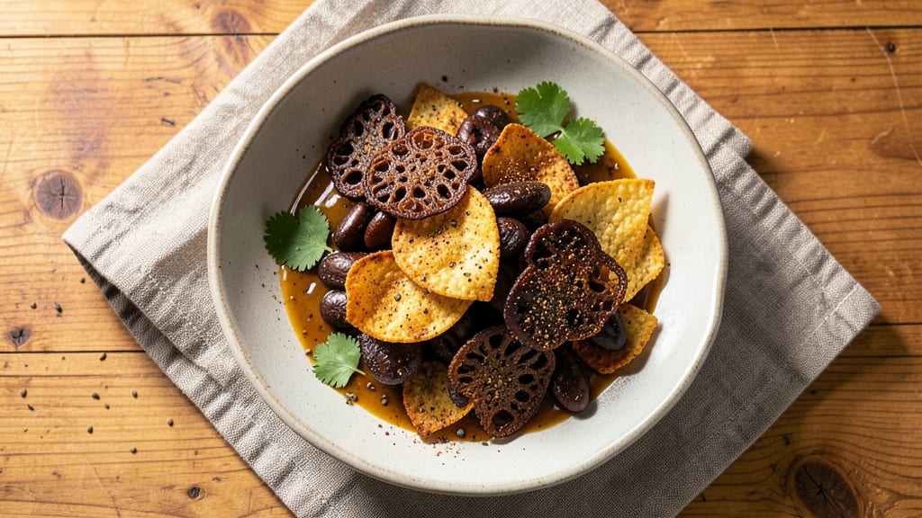 Bean Crisps Recipe: Crunchy Tortilla Shells Stuffed With Spiced Beans