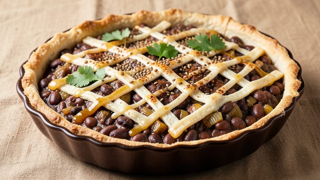 Black Muslim Bean Pie Recipe: Crispy Tortilla Crowns Over Spiced Cumin Filling