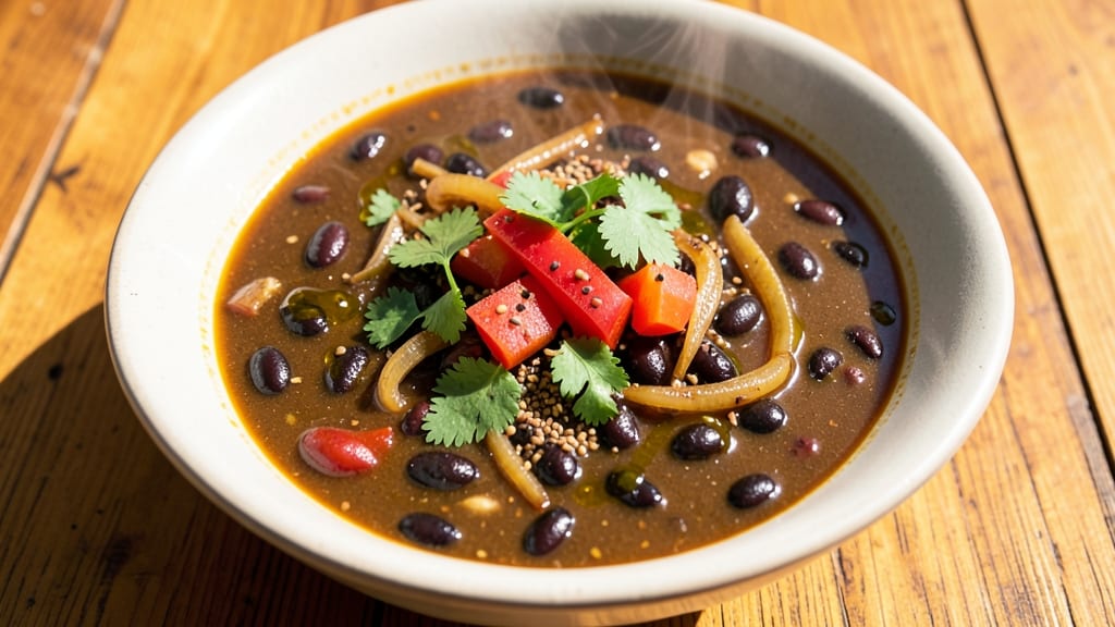 Bahama Breeze Cuban Black Bean Soup Recipe: Tropical Citrus Swirl Over Smoky Cumin Base