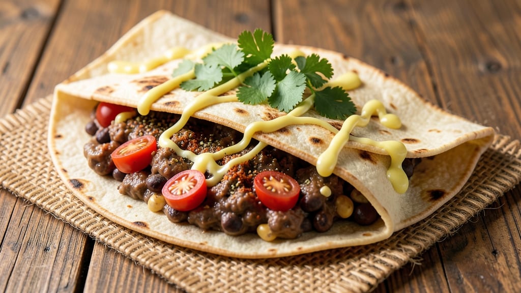 Black Bean Wraps Recipe Vegan: Crispy Tortilla Crunch With Smoky Cumin Zing