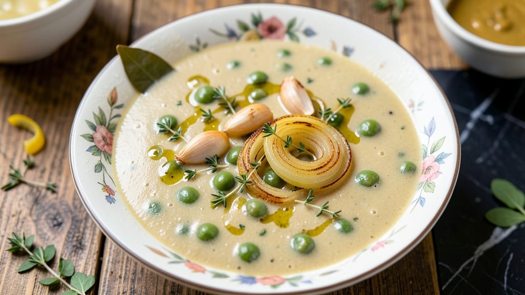 Broad Bean Soup Recipe: Earthy Green Herb Infusion Simmered to Velvety Richness