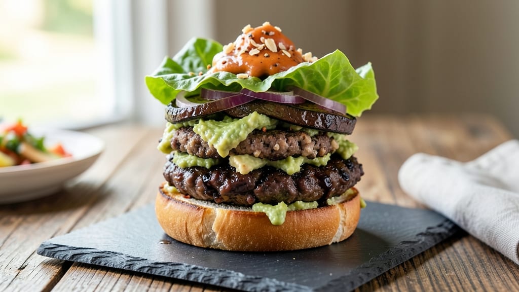 Black Bean and Portobello Mushroom Burger Recipe: Smoky Charred Layers With Umami Depth