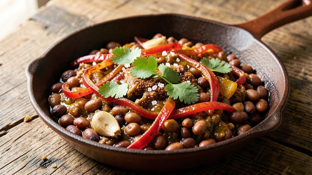 Bean Taco Filling Recipe: Smoky Cumin-Spiced Beans With Charred Tortilla Crunch