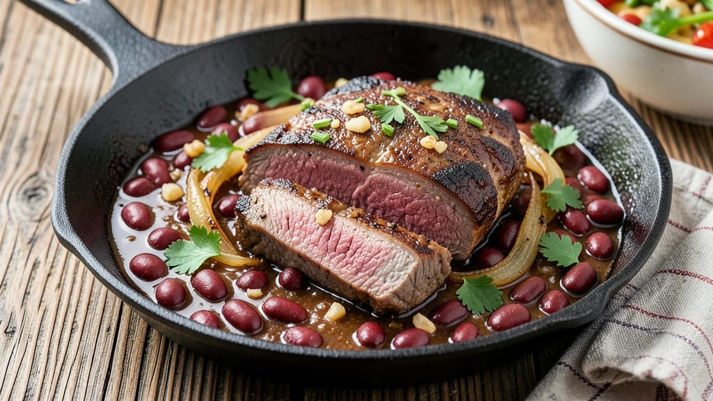Beef and Bean Roundup Recipe: Hearty Simmer with Caramelized Onions and Bold Spice Blend