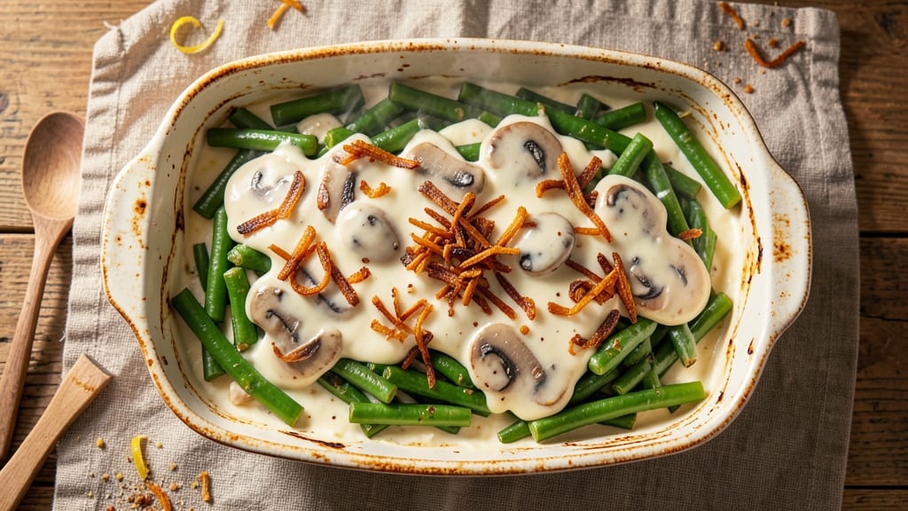 Aldi Green Bean Casserole Recipe: Cheesy French Fried Onion Crunch