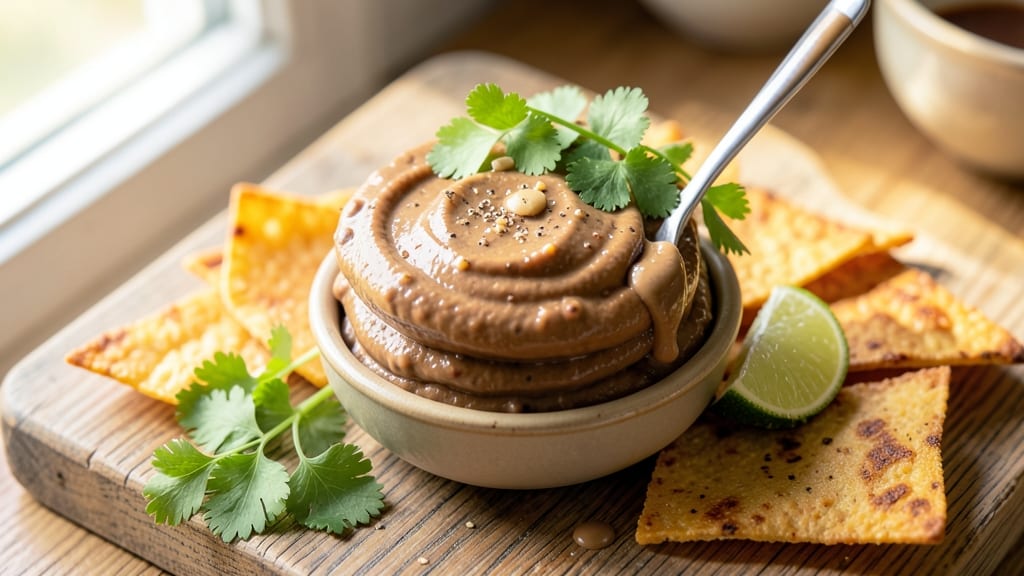 Bean Sandwich Spread Recipe: Crispy Tortilla Crunch Meets Creamy Cumin-Lime Base