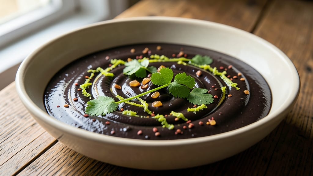 Black Bean Dressing Recipe: Cool Creamy Swirl With Lime and Cilantro Zing