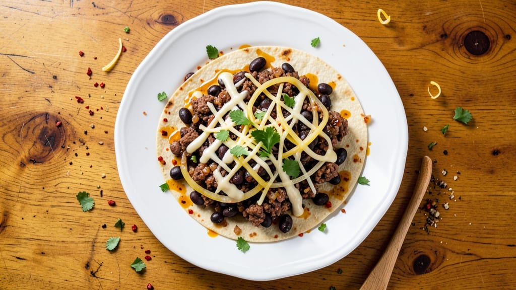 Black Bean and Beef Quesadilla Recipe: Crispy Tortilla Edges With Melted Cheese Rivers