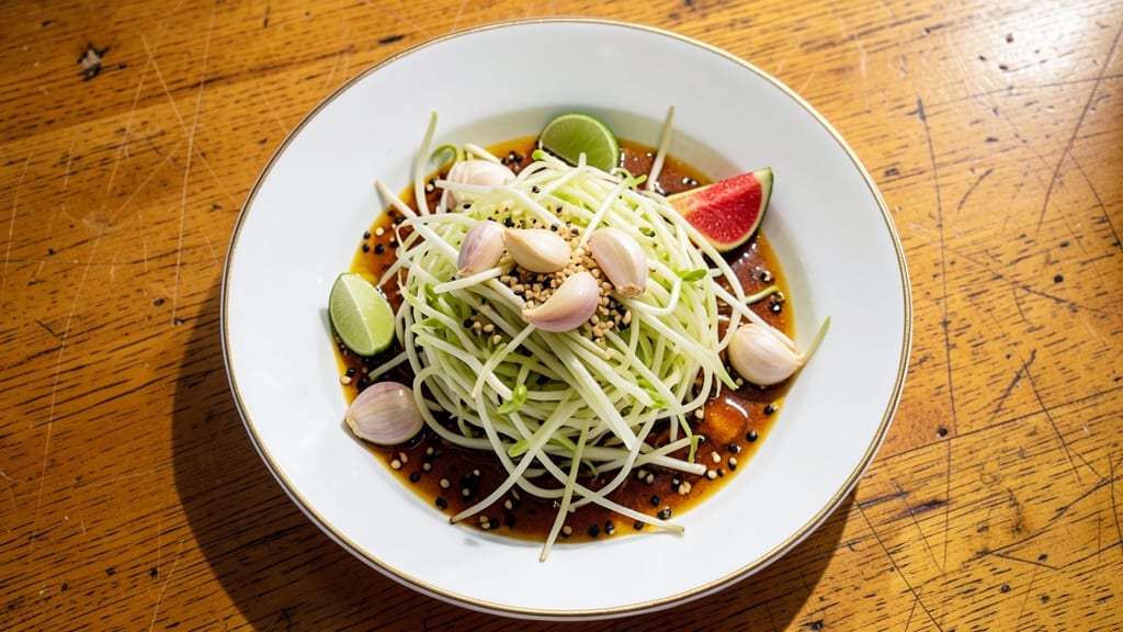Bean Sprouts Side Dish Recipe: Crisp-Tender Blanched with Garlic-Lime Zing