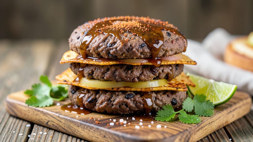 Bean Burger Recipe Without Breadcrumbs: Crispy Tortilla-Crusted Plant Power