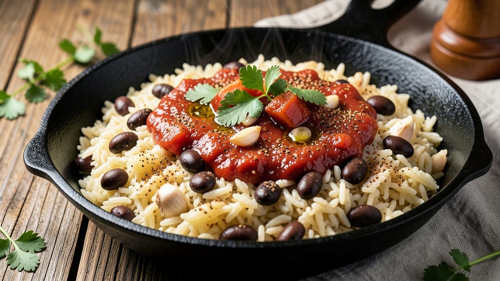 Black Bean Rice Skillet Recipe: One-Pan Protein-Packed Meal in 20 Minutes