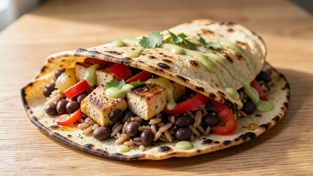Black Bean Burrito Recipe Vegan: Crispy Tortilla Crust With Smoky Cumin Heat