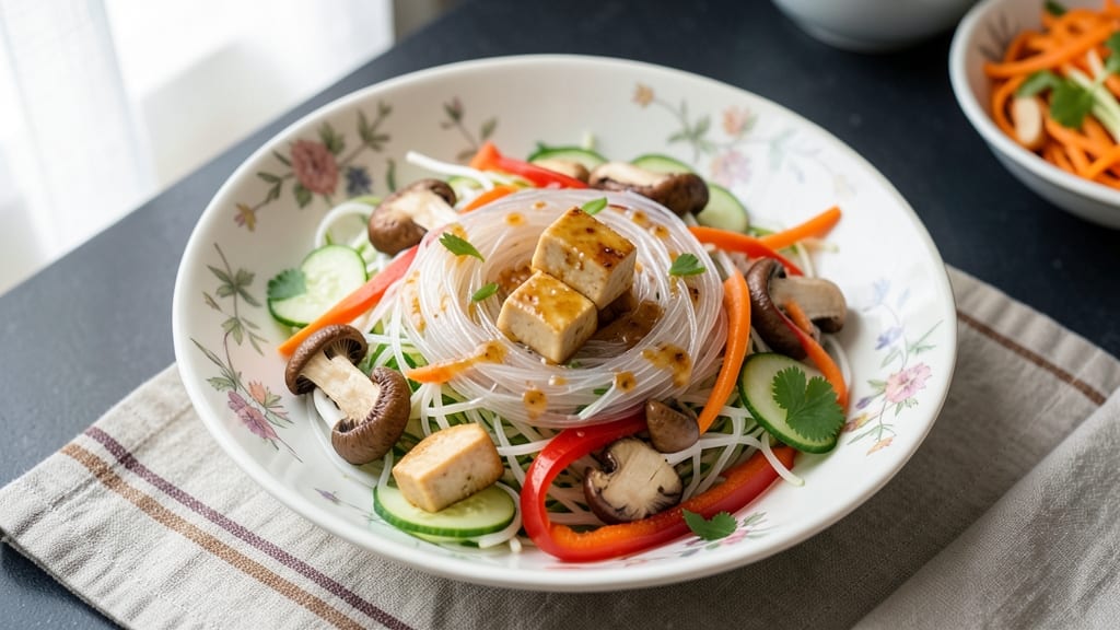 Bean Thread Salad Recipe: Silky Glossy Noodles With Tangy Lime Dressing