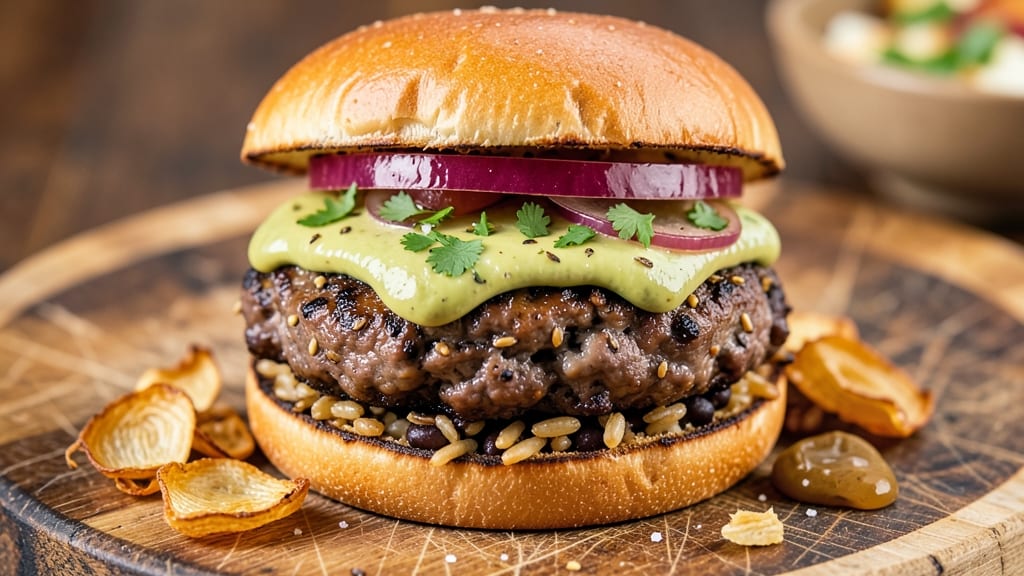 Black Bean and Wild Rice Burger Recipe: Hearty Veggie Patties With Nutty Crunch