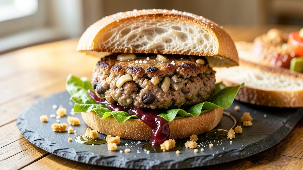 Basic Bean Burgers Recipe: Mushroom-Meets-Beans Umami Bomb