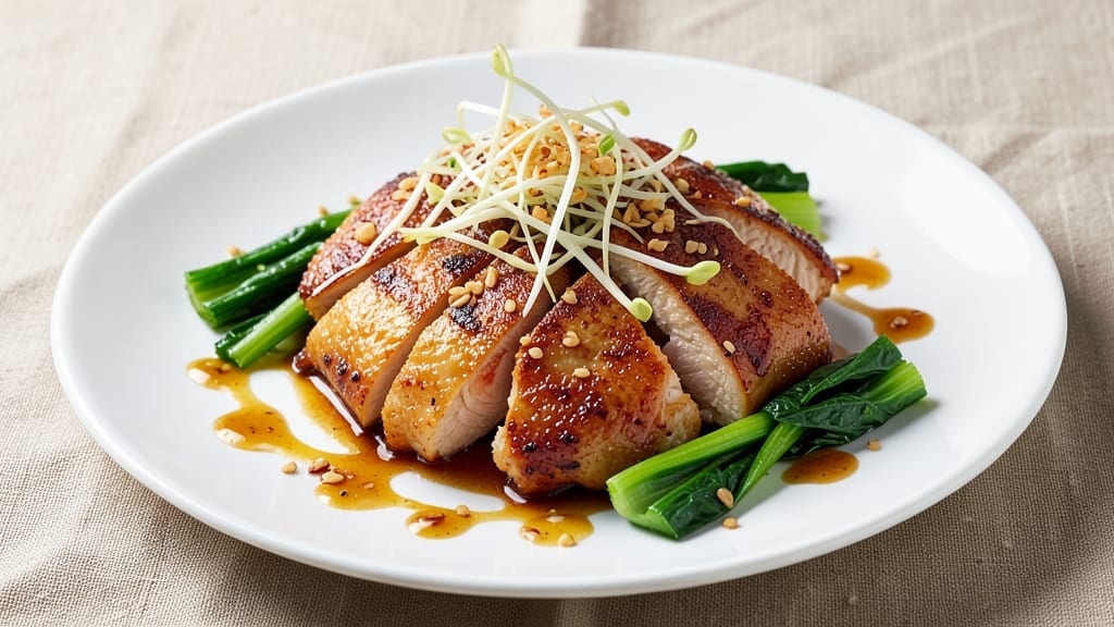Bok Choy Bean Sprouts Chicken Recipe: Wok-Heated Crunch With Garlic and Soy Zing