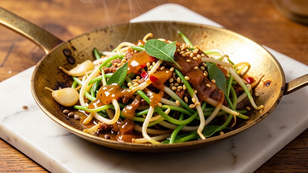 Bean Sprouts Recipe Indian Style: Spiced Cumin and Mustard Seed Crunch