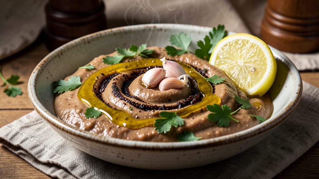 Broad Bean Dip Recipe: Herb-Infused Creaminess With Crunchy Toast Topping