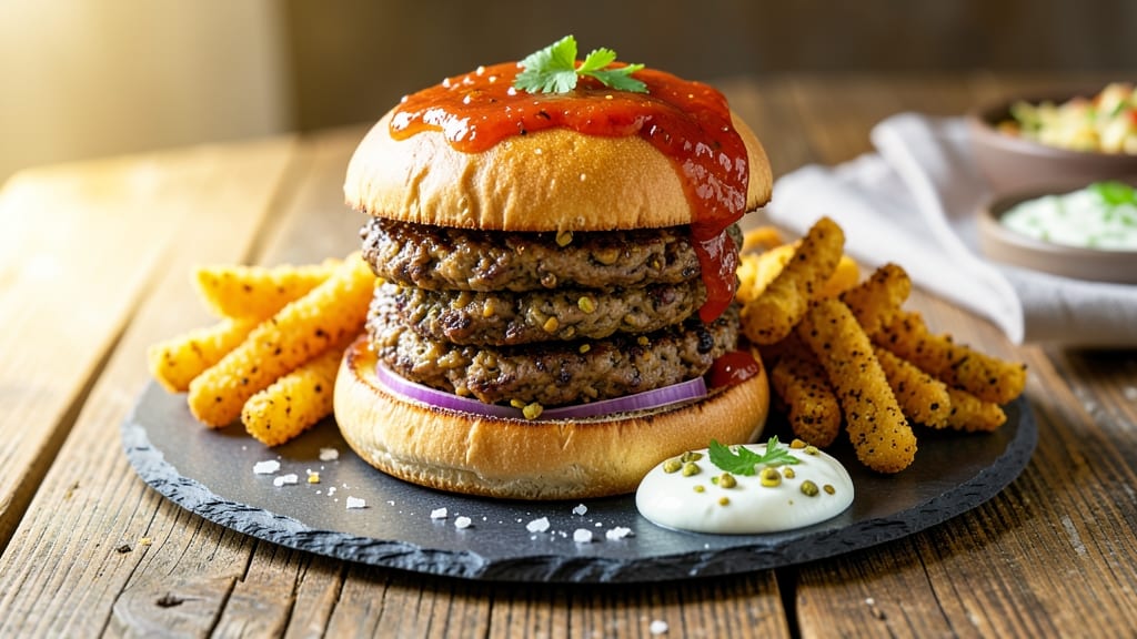 Black Bean Burger Recipe Indian Style: Turmeric-Spiced Crunch With Cool Yogurt Tang
